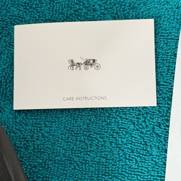 Auth COACH Mini Charlie Backpack in Pebble Leather Metallic Light Blue With COA - Picture 11 of 15